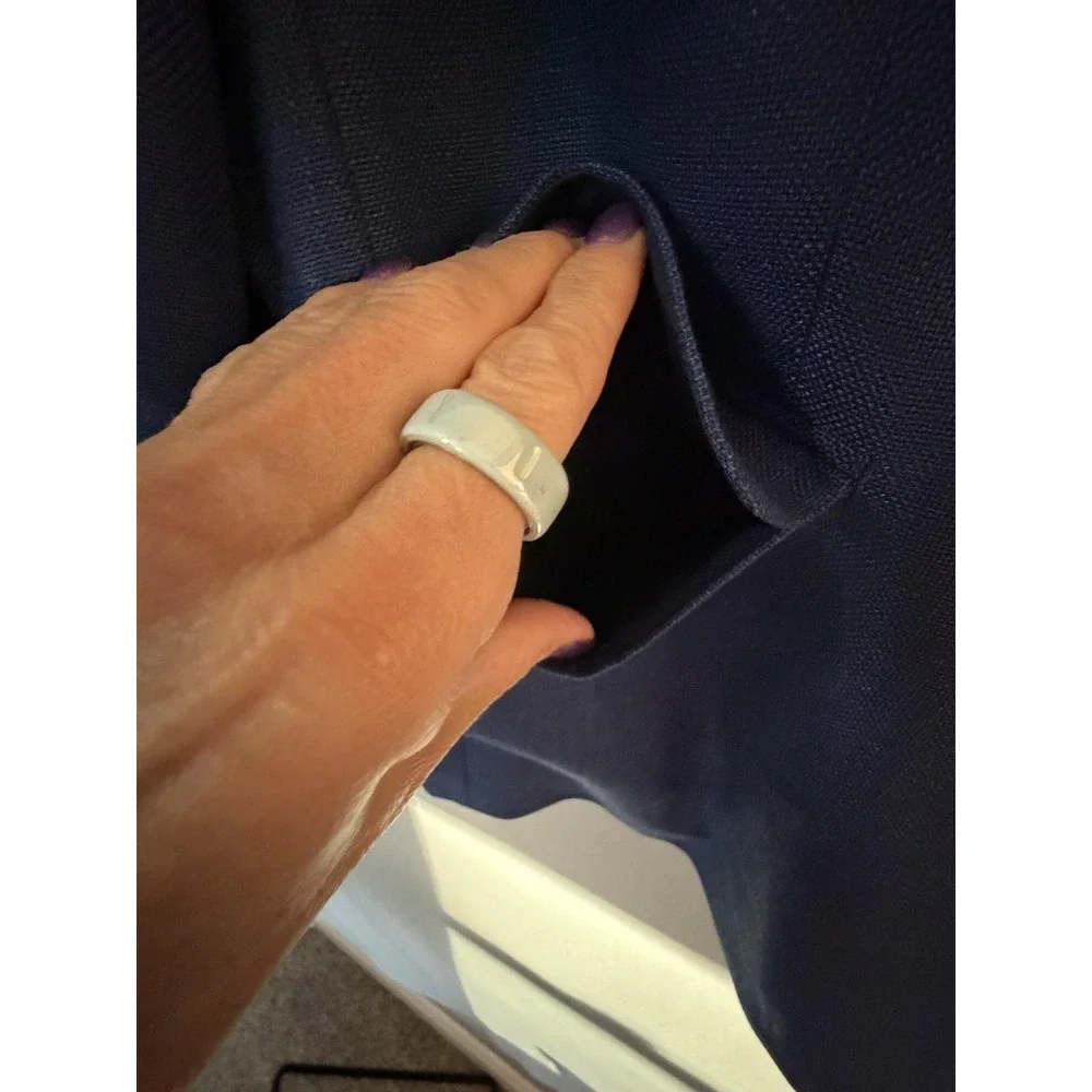 Chaps Blazer Sport Coat Mens 48 Cobalt Blue Lined Jacket Business Formal Wedding